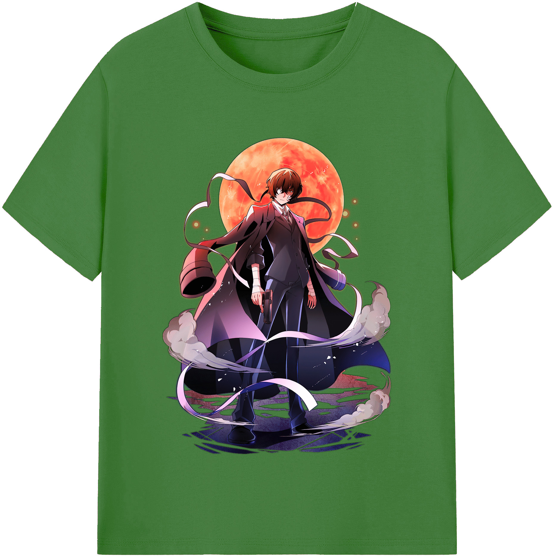 （画像用） 文豪ストレイドッグス Bungo Stray Dogs レディースカジュアルプリントTシャツ（綿100％）